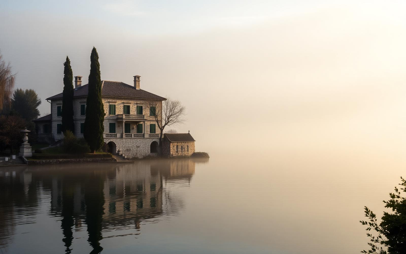 Cinematic editorial photograph from Lake Como